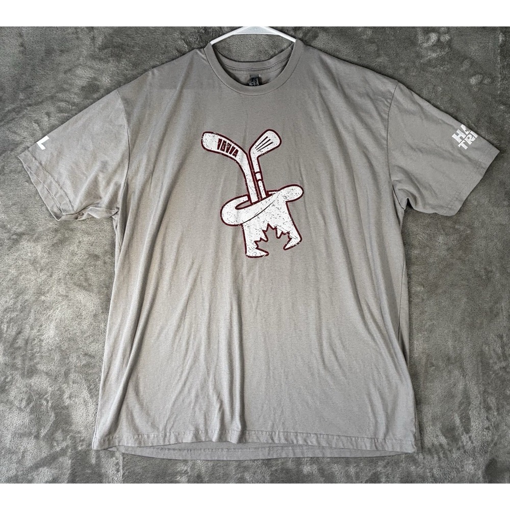 Hat Trick Hockey Canada Tee TShrit Men's 2XL‎ XXL Next Level Apparel Graphic